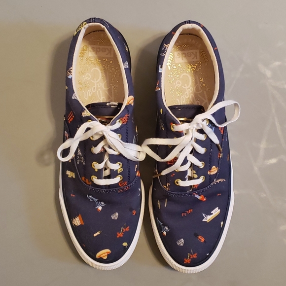 Keds x Rifle Paper Co Anchor Wanderlust Sneakers - Picture 2 of 4